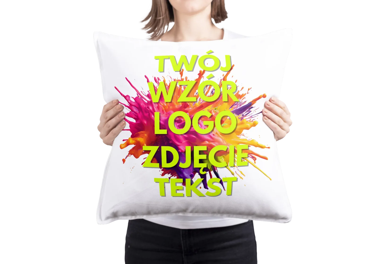 Poduszka 38×38 cm z własnym nadrukiem