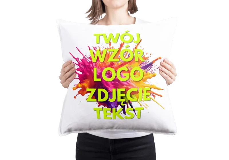 Poduszka 38×38 cm z własnym nadrukiem