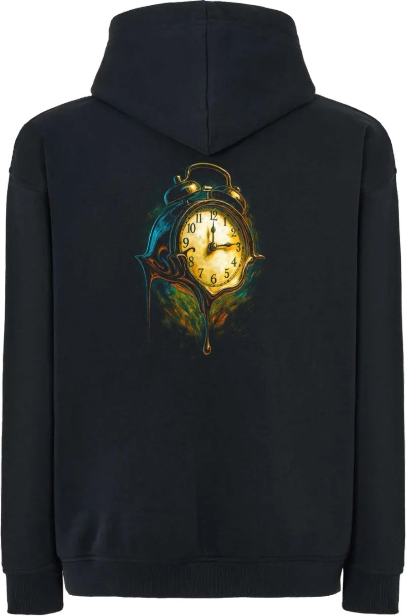 Melting Time — bluza z kapturem oversize — tył