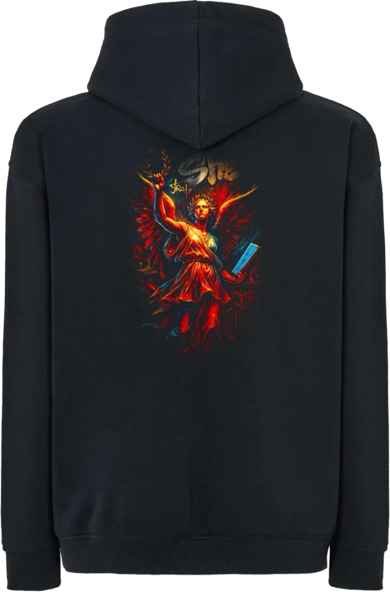Street Liberty — bluza z kapturem oversize — tył