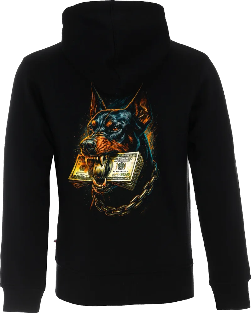 Cash Dobermann — bluza rozpinana — tył