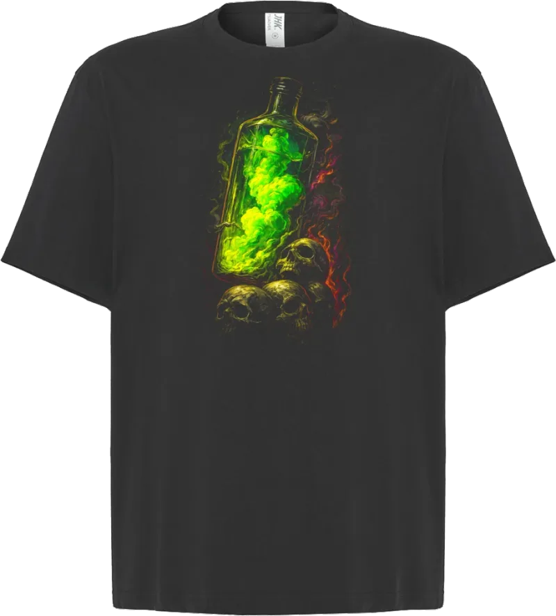 Toxic Spirit — koszulka oversize — przód