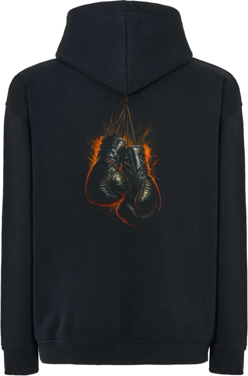 Last Round — bluza z kapturem oversize — tył