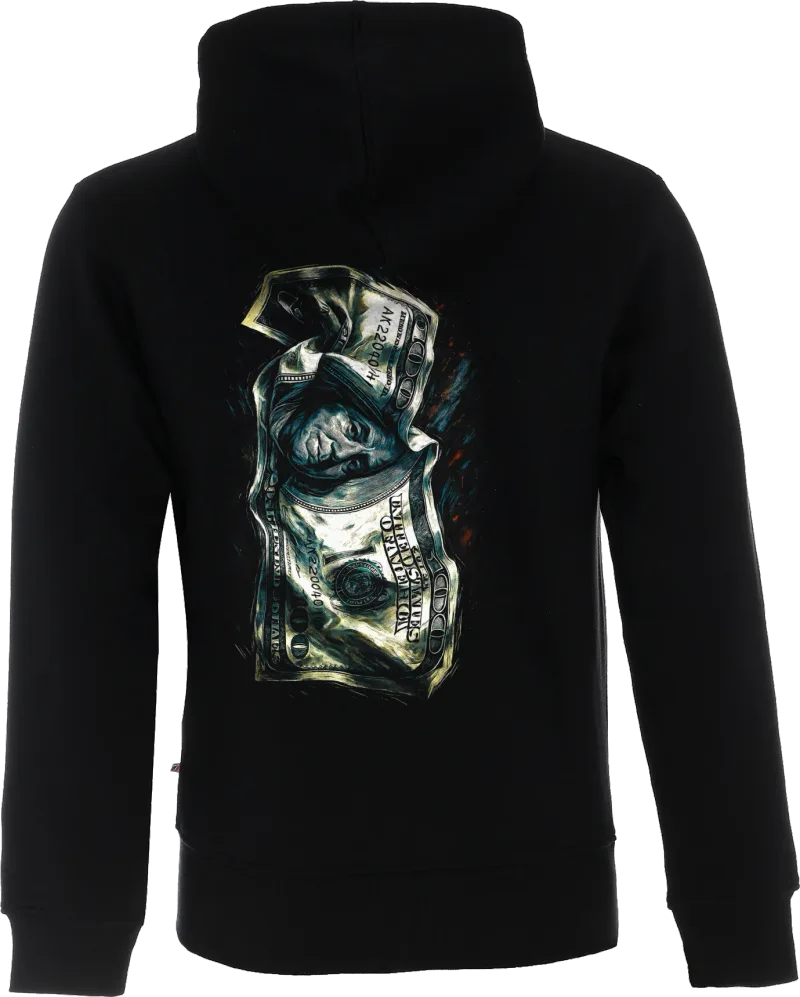 Crumpled Dollar — bluza rozpinana — tył