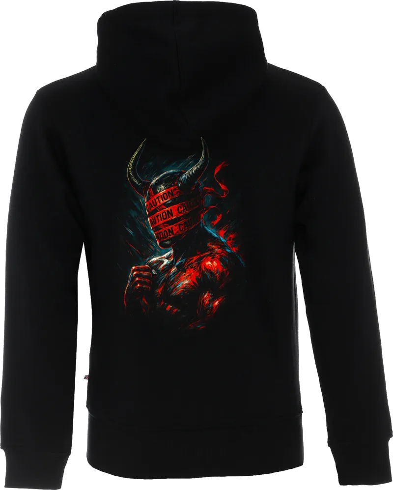 Caution Devil — bluza rozpinana — tył