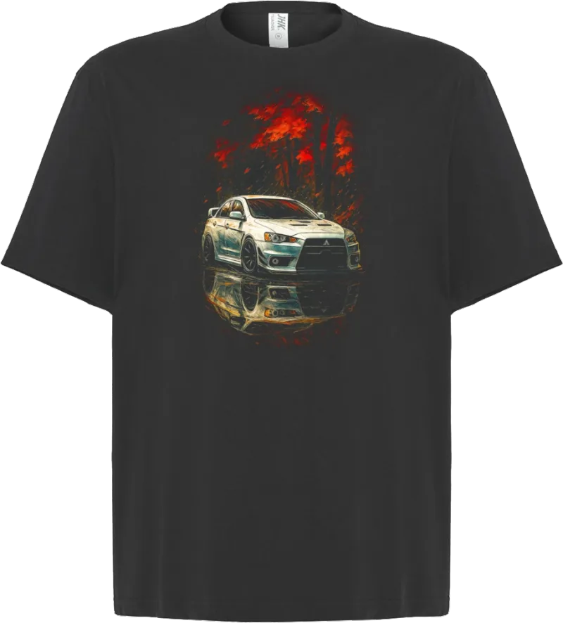 Rain Racer — koszulka oversize — przód