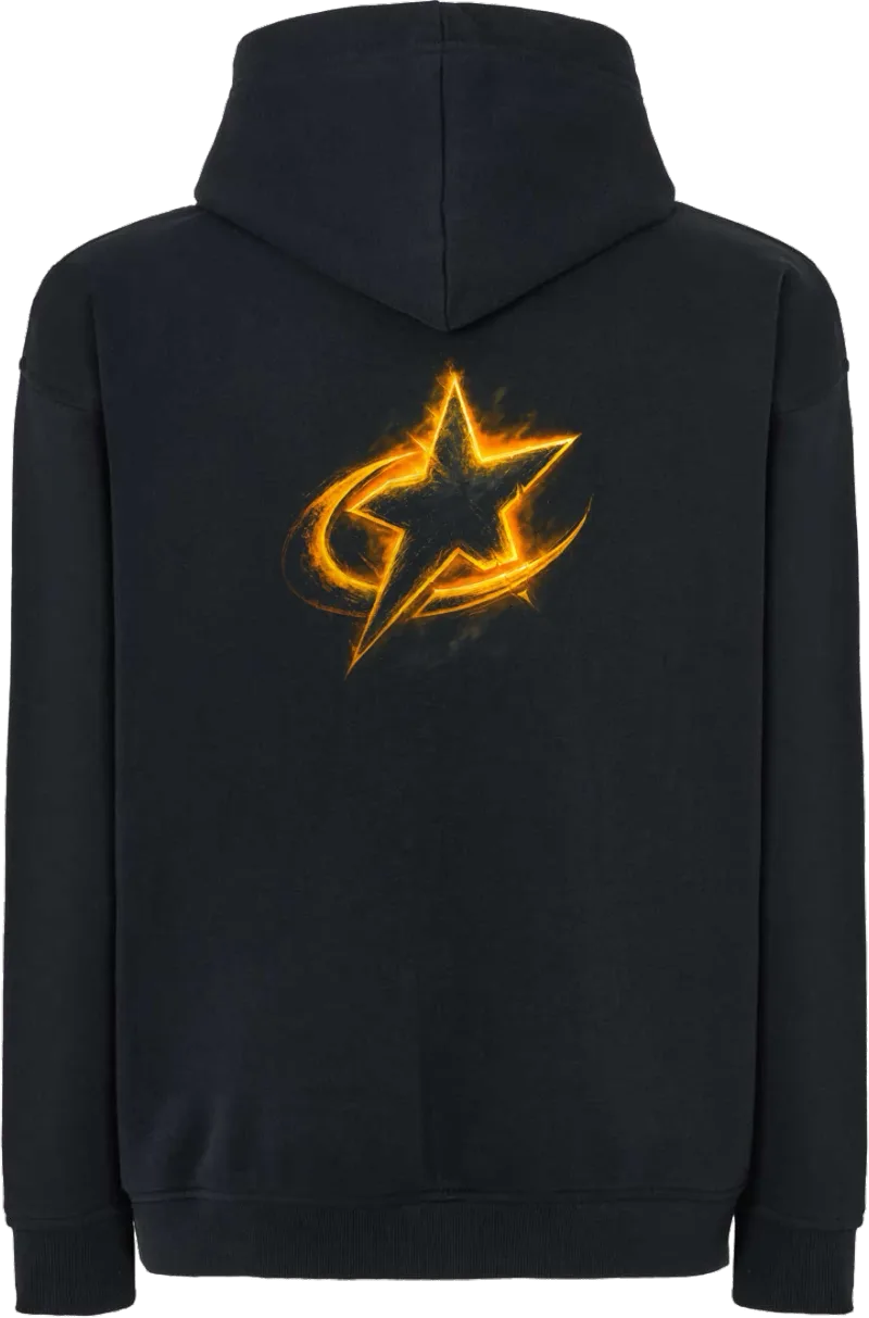 Gold Star — bluza z kapturem oversize — tył