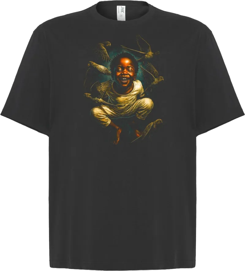 Free Kid — koszulka oversize — przód