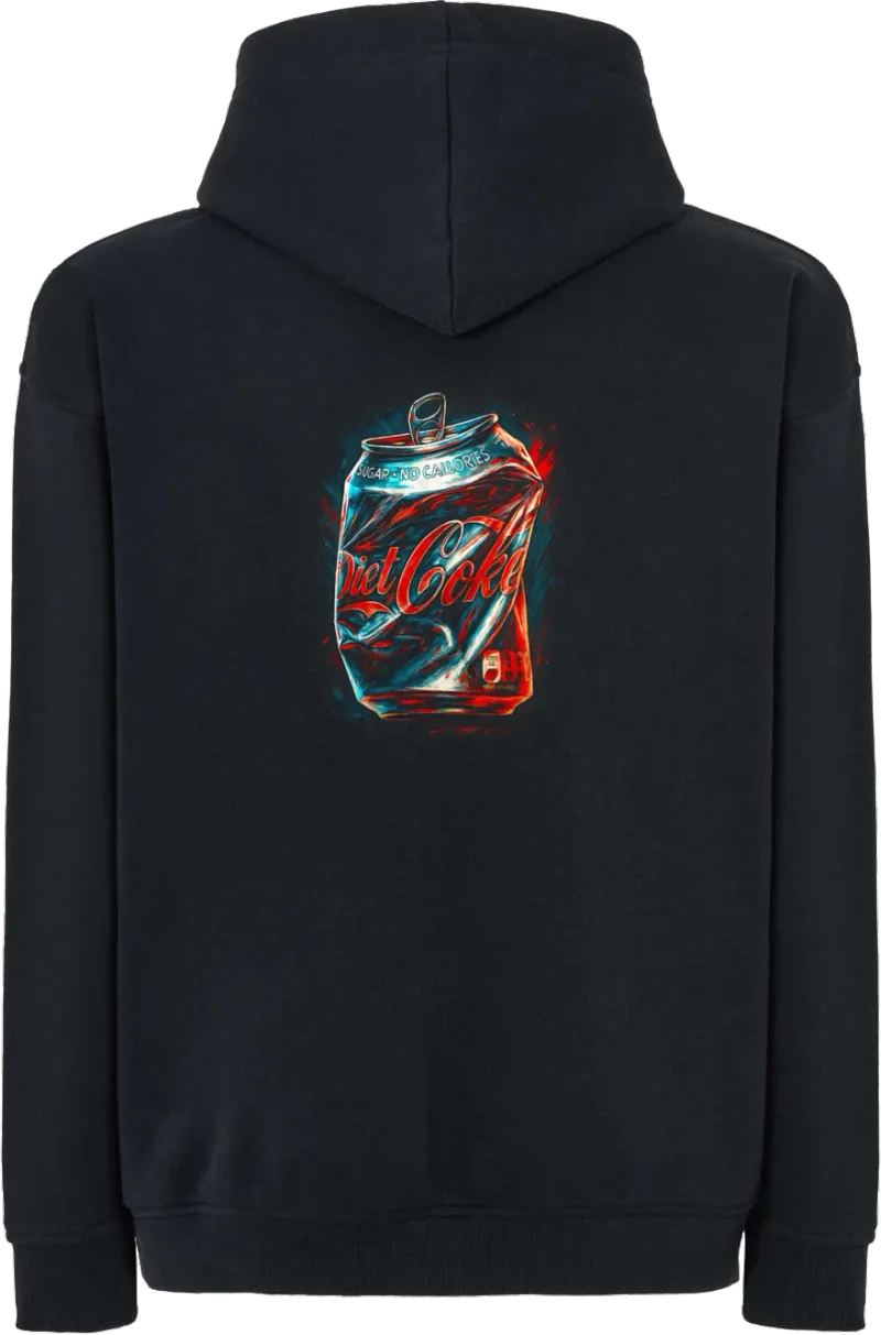 Diet Can — bluza z kapturem oversize — tył