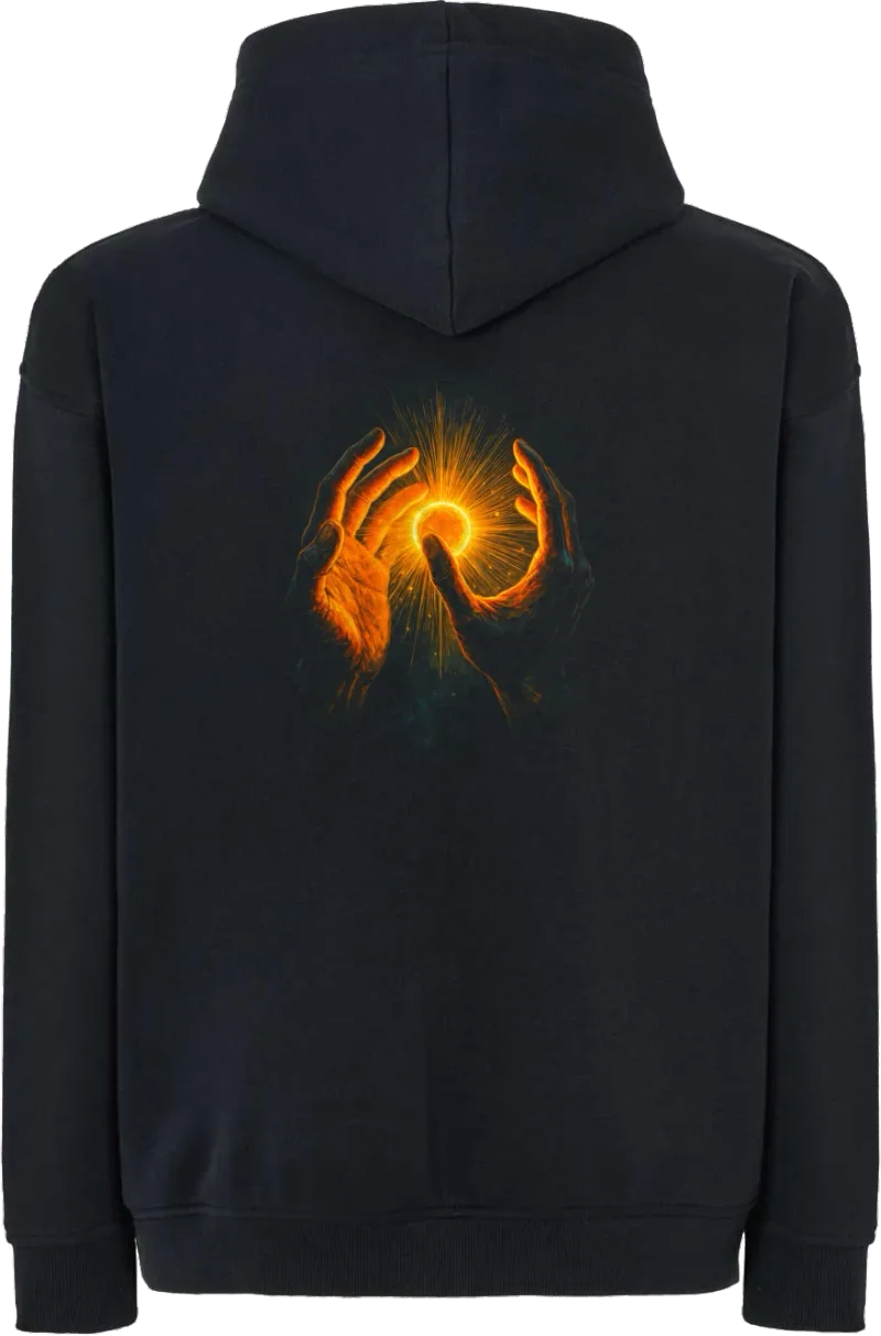 Inner Light — bluza z kapturem oversize — tył