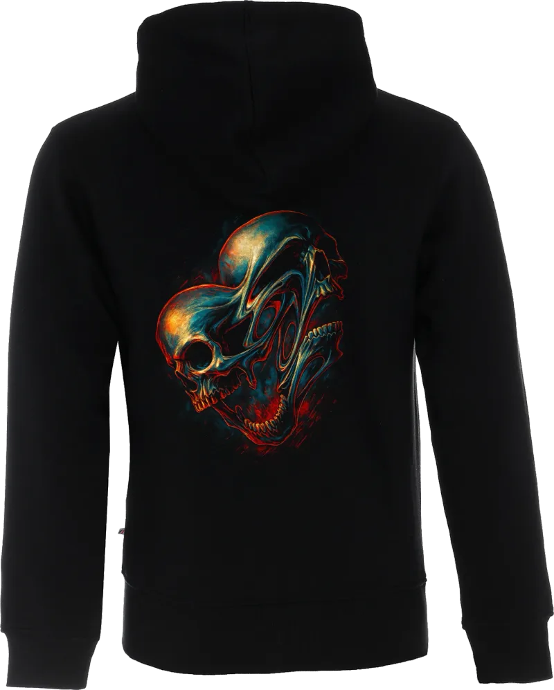 Alien Skull — bluza rozpinana — tył