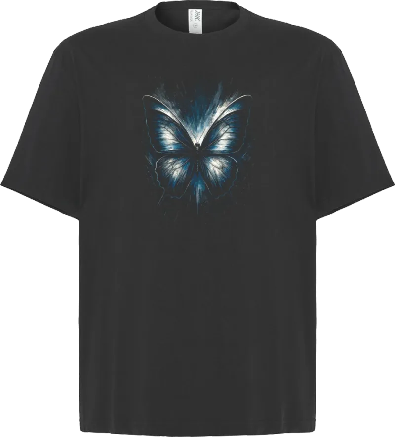 Night Butterfly — koszulka oversize — przód