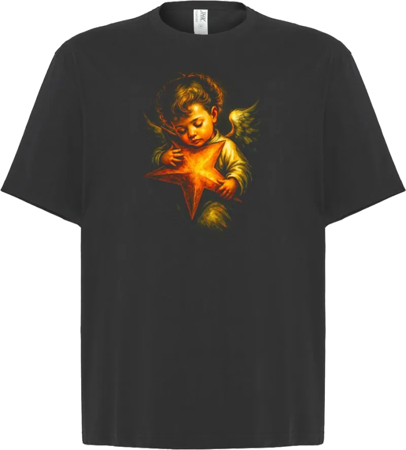 Star Cherub — koszulka oversize — przód