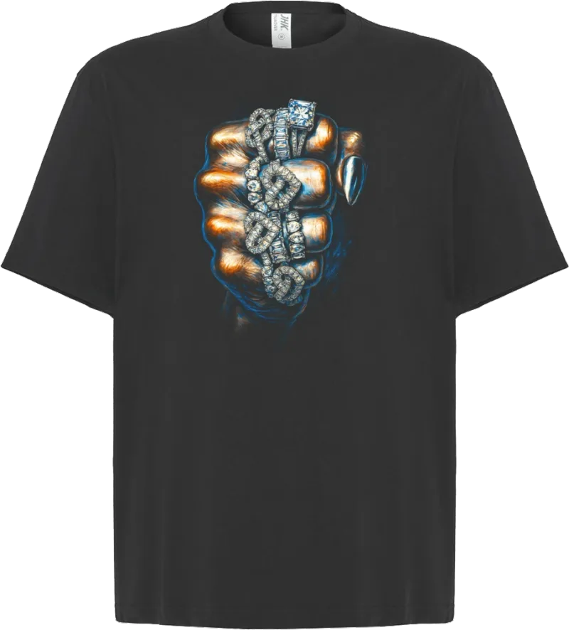 Iced Fist — koszulka oversize — przód