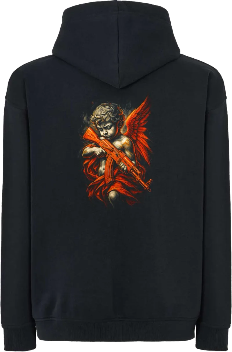 AK Cherub — bluza z kapturem oversize — tył