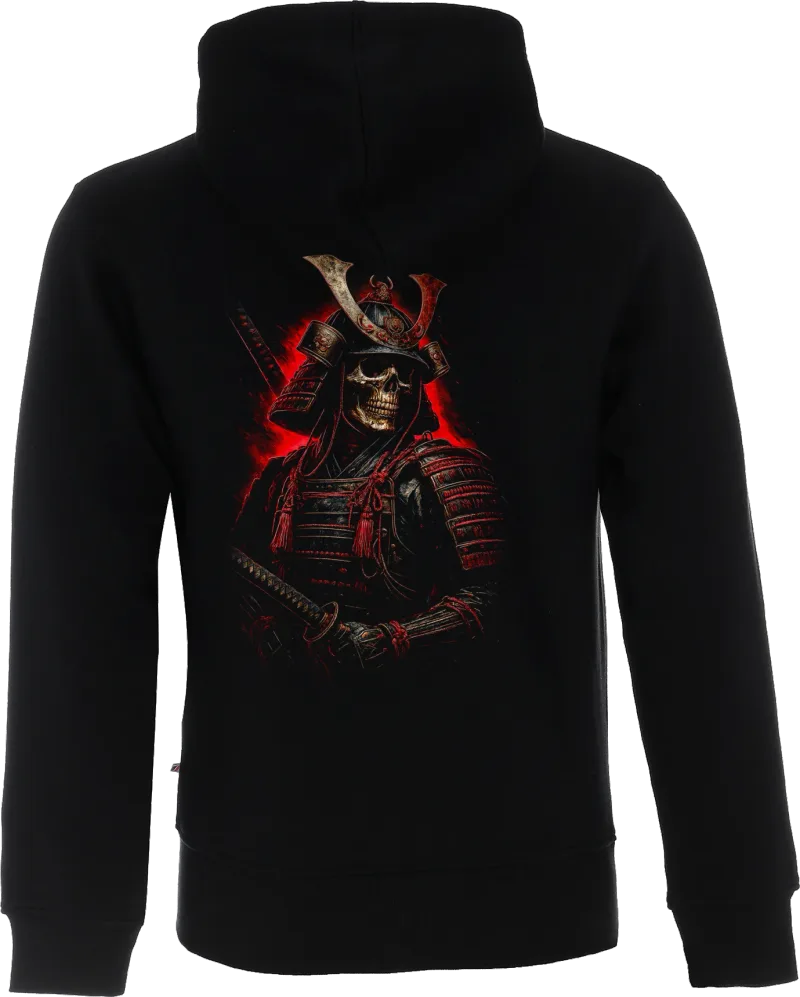 Samurai Skull — bluza rozpinana — tył