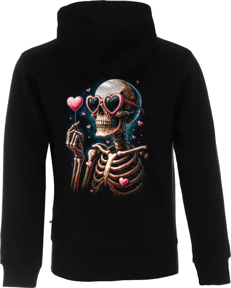 Love Skeleton — bluza rozpinana — tył