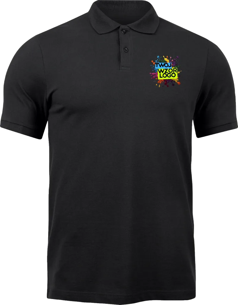 Koszulka polo z haftem logo
