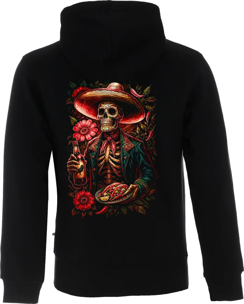 Mariachi Skeleton — bluza rozpinana — tył