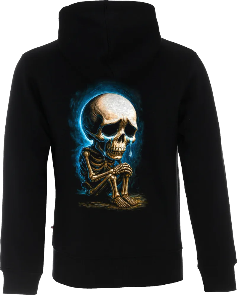 Crying Skeleton — bluza rozpinana — tył