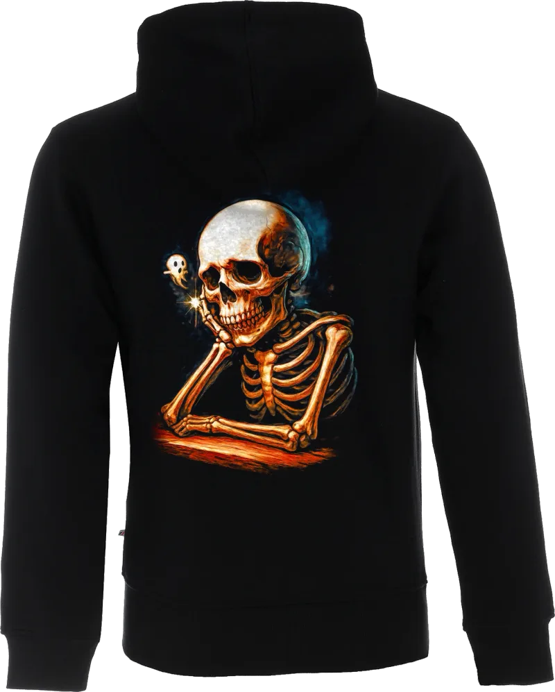 Bored Skeleton — bluza rozpinana — tył