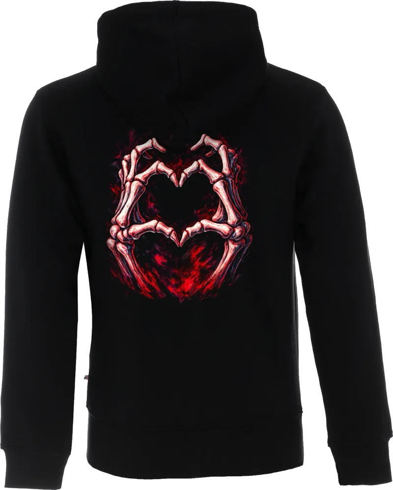 Bone Heart — bluza rozpinana — tył