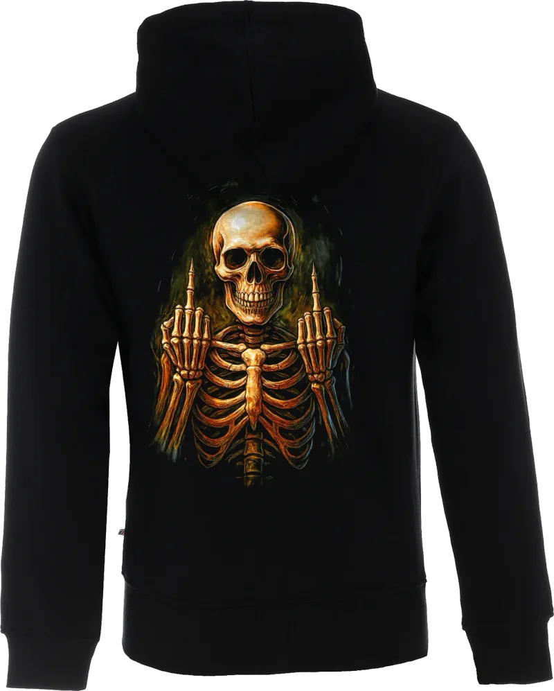 Middle Fingers — bluza rozpinana — tył