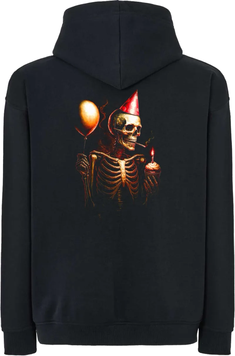 Party Skeleton — bluza z kapturem oversize — tył