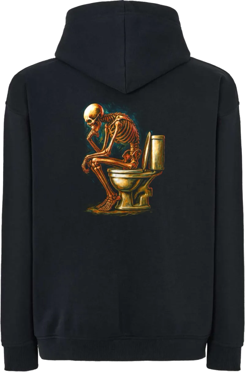 Golden Throne — bluza z kapturem oversize — tył