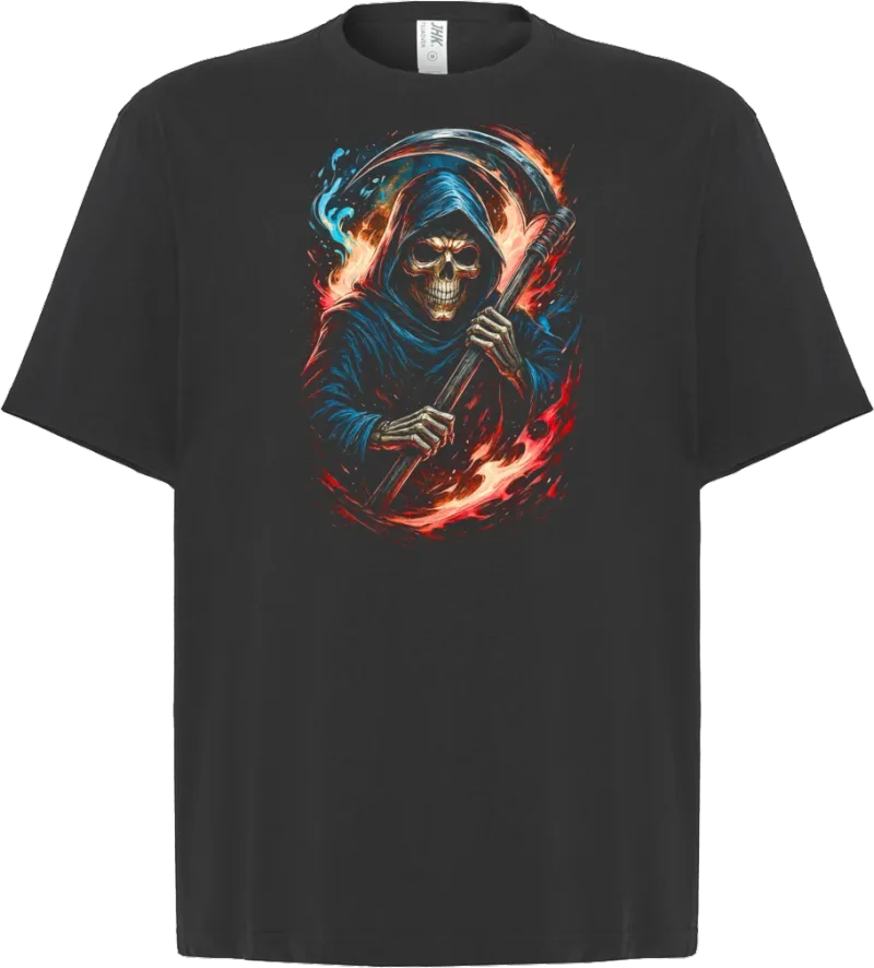 Grim Reaper — koszulka oversize — przód