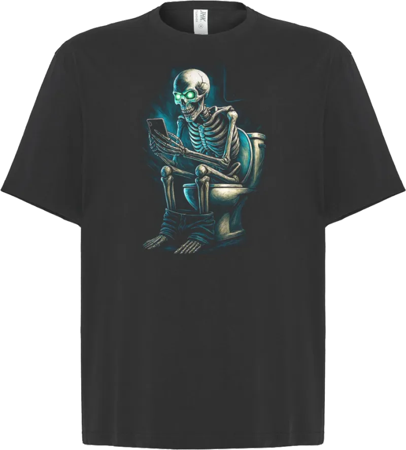 Scroll Throne — koszulka oversize — przód