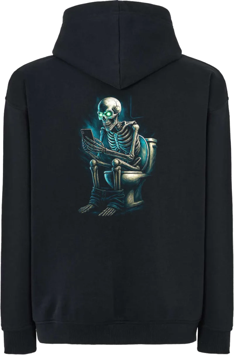 Scroll Throne — bluza z kapturem oversize — tył
