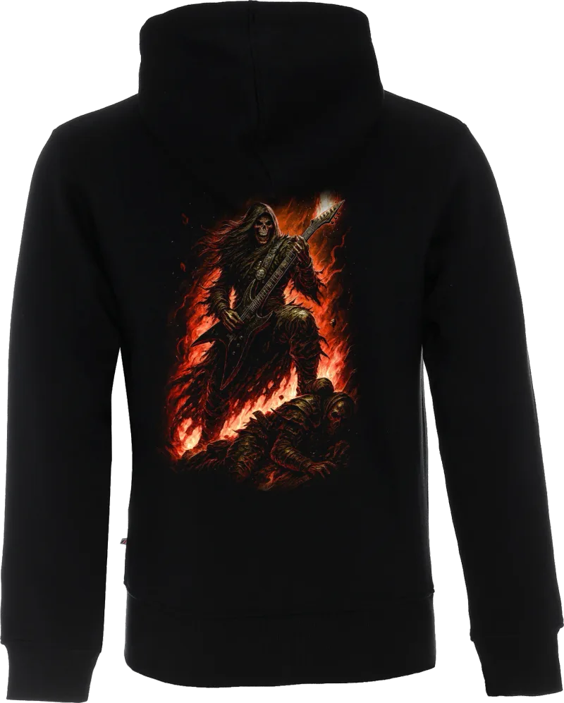 Hell Guitar — bluza rozpinana — tył