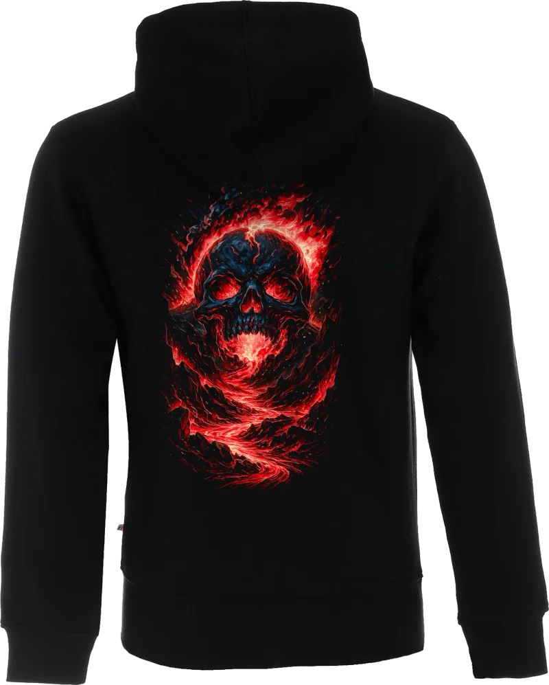 Red Skull Smoke — bluza rozpinana — tył