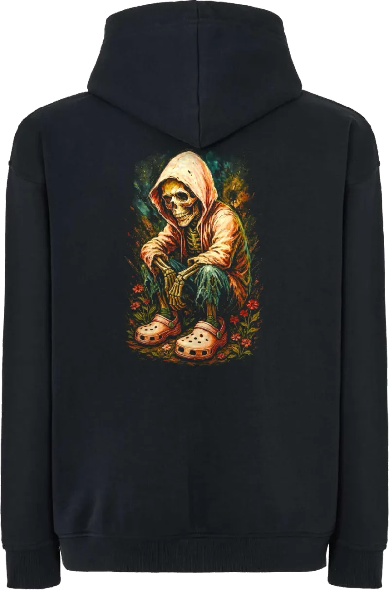 Lazy Reaper — bluza z kapturem oversize — tył