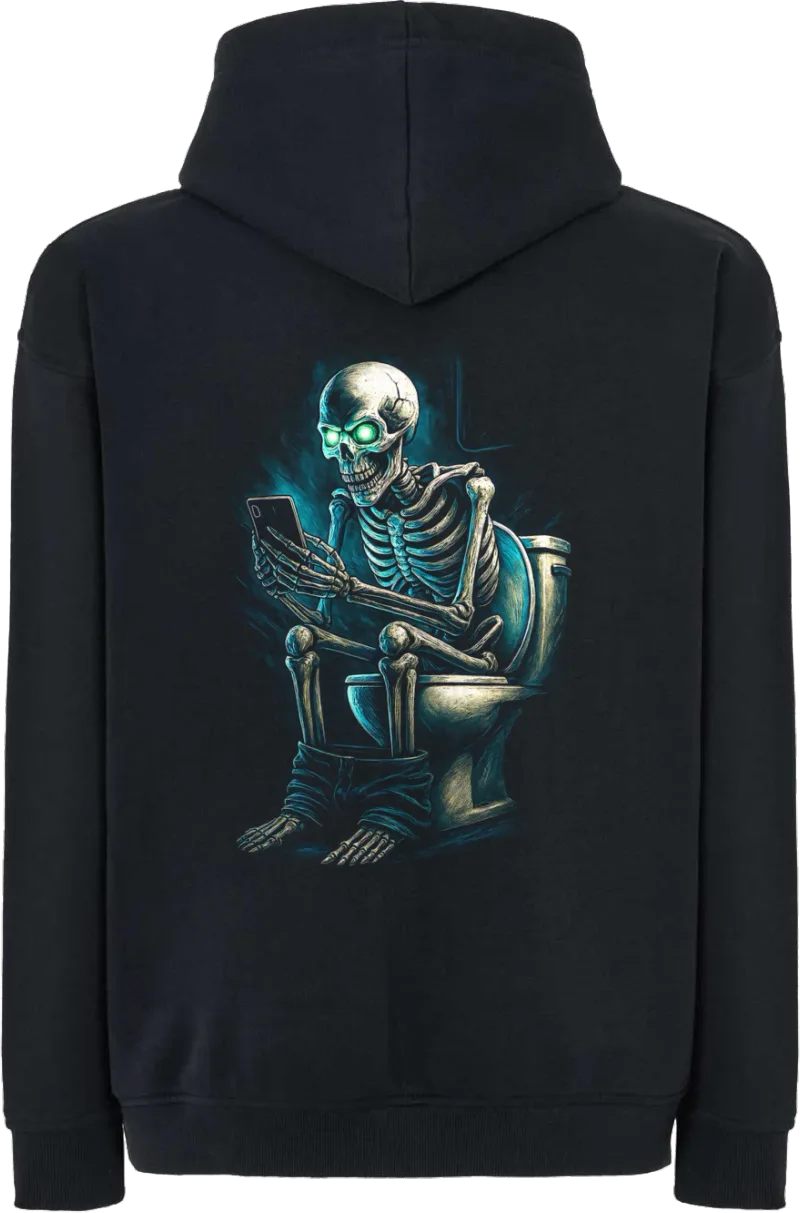 Scroll Throne — bluza z kapturem oversize — tył