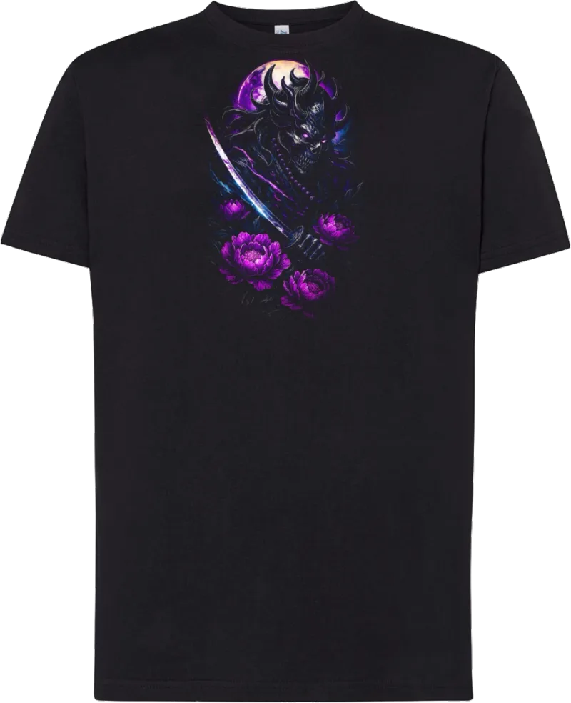 Purple Demon — koszulka bawełniana 190g własny nadruk — v_czarny