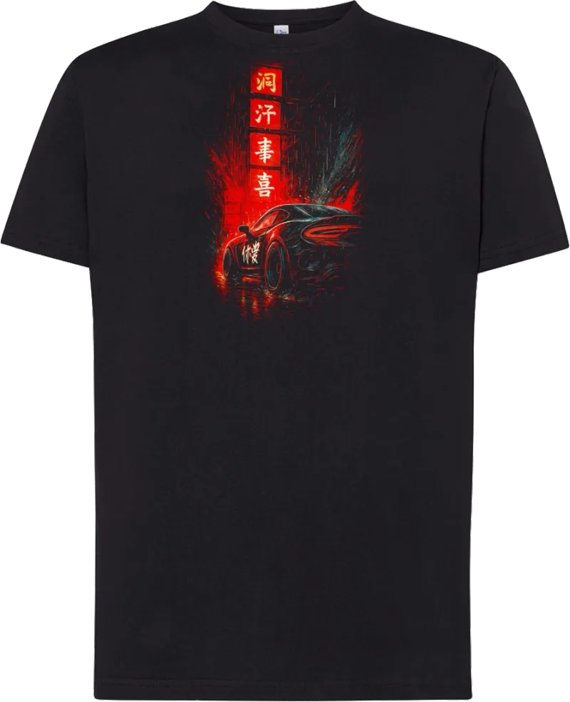 Tokyo Drift — koszulka bawełniana 190g własny nadruk — v_czarny