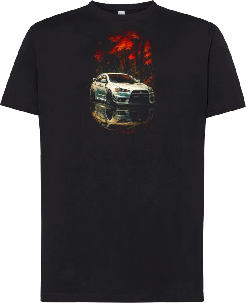 Rain Racer — koszulka bawełniana 190g własny nadruk — v_czarny