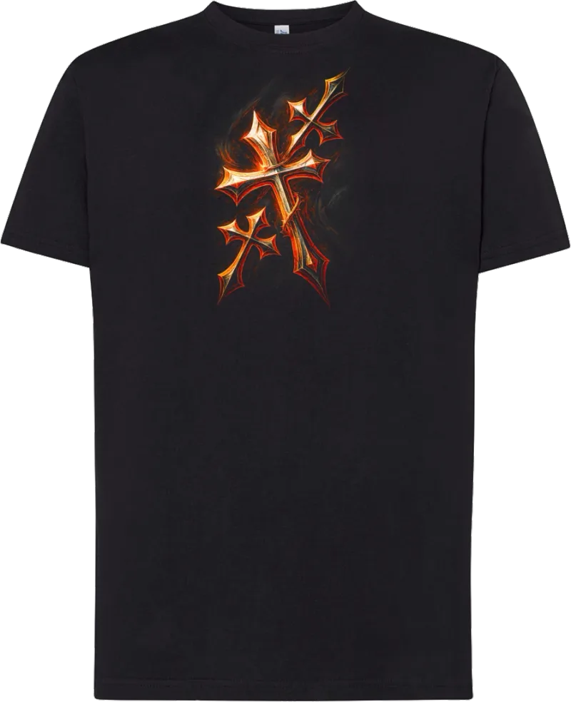 Gothic Cross — koszulka bawełniana 190g własny nadruk — v_czarny