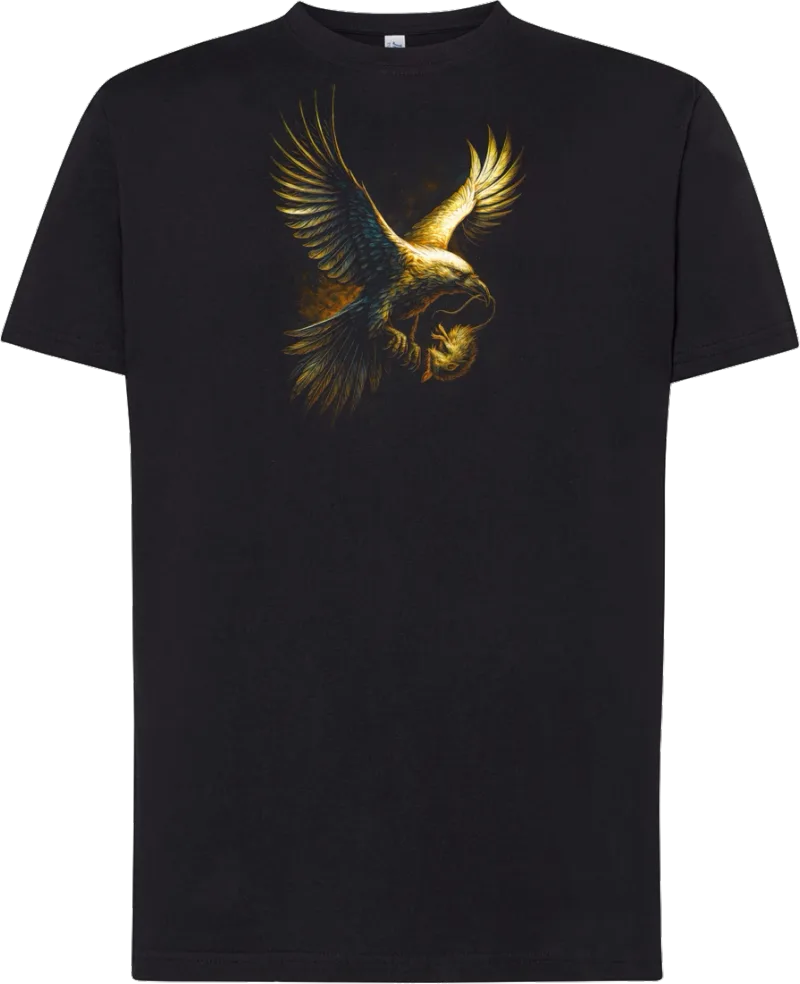 Golden Eagle — koszulka bawełniana 190g własny nadruk — v_czarny