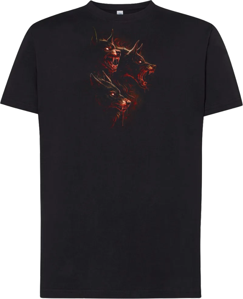 Hell Hounds — koszulka bawełniana 190g własny nadruk — v_czarny