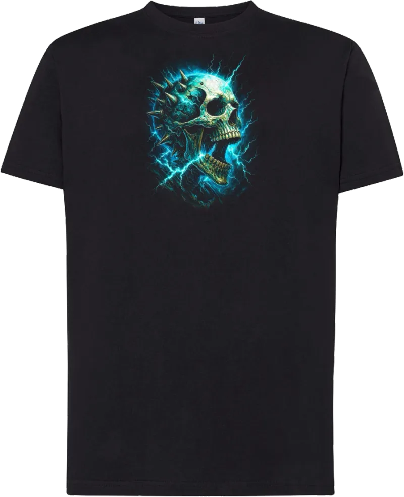 Thunder Skull — koszulka bawełniana 190g własny nadruk — v_czarny