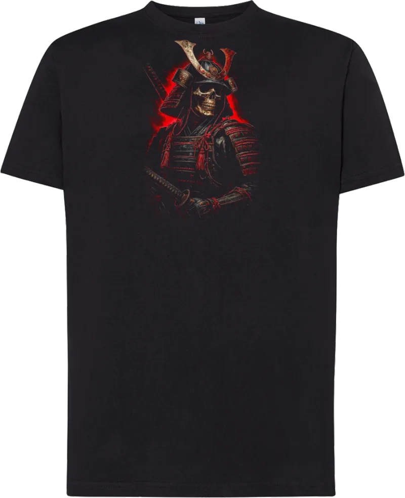 Samurai Skull — koszulka bawełniana 190g własny nadruk — v_czarny