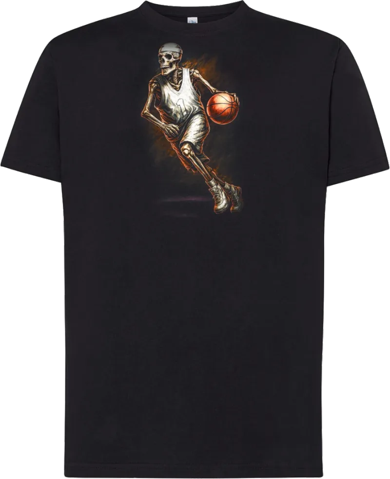 Ballin' Skeleton — koszulka bawełniana 190g własny nadruk — v_czarny
