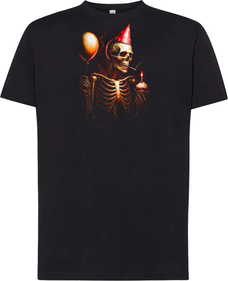 Party Skeleton — koszulka bawełniana 190g własny nadruk — v_czarny