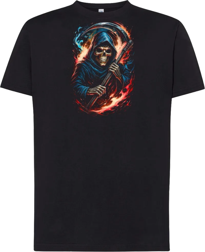 Grim Reaper — koszulka bawełniana 190g własny nadruk — v_czarny